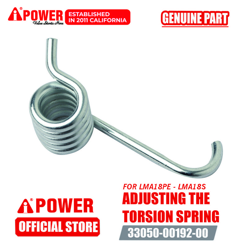 ADJUSTING THE TORSION SPRING UNTUK LMA18S , LMA18PE