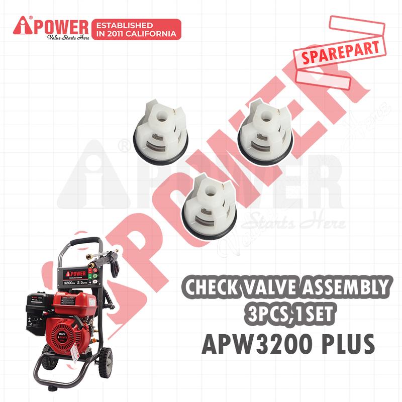 CHECK VALVE ASSEMBLY 3PCS 1SET APW3200 PLUS