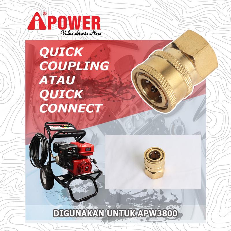 QUICK COUPLING ATAU QUICK CONNECT DIGUNAKAN UNTUK APW3800