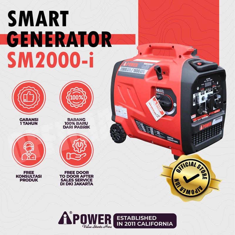 AIPOWER INVERTER GENSET SMART GENSET / SMART GENERATOR SM2000-i