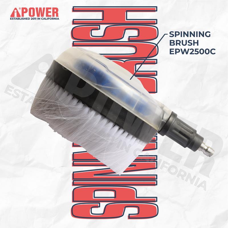 SPINNING BRUSH FOR WASHING CAR UP TO 2500PSI APW3800