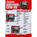 AIPOWER GASOLINE GENERATOR DAN GENSET BENSIN RUS14000CEW-DV