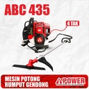 AIPOWER BRUSH CUTTER ll MESIN POTONG RUMPUT GENDONG 4 STROKE ll ABC435 AIPOWER