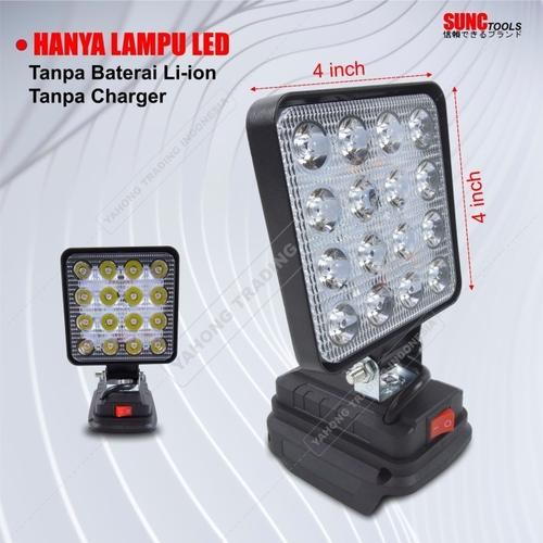 Lampu LED Baterai Portable 4" 8" inch Senter Lampu Camping