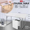 Meja Lipat Jualan Portable Meja Outdoor Indoor Meja Makan Meja Komputer 122cm