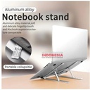 Dudukan Laptop Stand Alas Laptop Aluminium N3