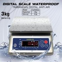 Timbangan Digital 3kg 6kg 15kg 30kg Waterproof Anti Air Timbangan Ikan Daging Ayam Seafood Barang Basah SUPER SS
