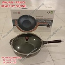 Healty Stone wok pan Wajan Jumbo Anti Lengket F1