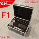Anak Timbangan Batu Timbangan Kalibrasi F1 1mg-5kg + BOX