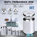 Anak Timbangan Batu Timbangan 20g chrome M1 series