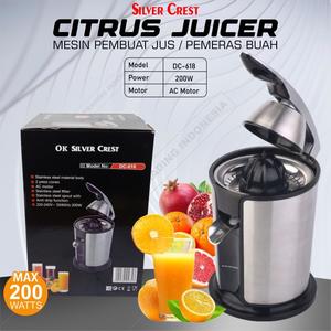Pemeras Jeruk Elektrik Otomatis Stainless Steel SAYONA