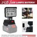 JLD LED lampu cordless Antarmuka baterai Makita LED work light