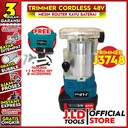 Mesin Trimmer Cordless 48volt - Mesin Router Kayu - Mesin Profil JLD