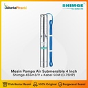 Mesin Pompa Submersible Satelit 4 Inch Stainless 0.75HP Shimge 4SSm3/9 + 50 M Kabel