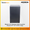 Mesin Cuci Bukaan Atas Inverter Top Loading 12kg Modena WT 1227 DHDG