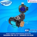 Paket Pompa Pendorong Shower / Booster Pump 125 Watt Wasser PW-131 E