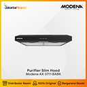 Purifier Slim Hood Hybrid Penghisap Asap Dapur Modena AX 0711 BABK
