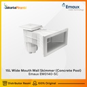 15L Wide Mouth Wall Skimmer Box Fitting Kolam Renang Emaux EM0140-SC