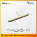 Peralatan Kebersihan Kolam Renang Algae Brush Stainless Emaux CE206