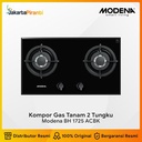 Kompor Tanam Gas Modena BH 0725 Built-in Hob 70 cm - PROMO TERBATAS