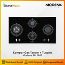 Kompor Tanam Gas Hob Modena BH 1945 Built-In - PROMO