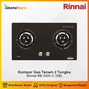 Built-in Gas Hob Kompor Gas Tanam 2 Tungku Rinnai RB-2GH-C (SB)