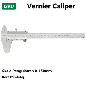 ISKU Jangka Sorong Stainless 15cm Vernier Caliper Micrometer 15