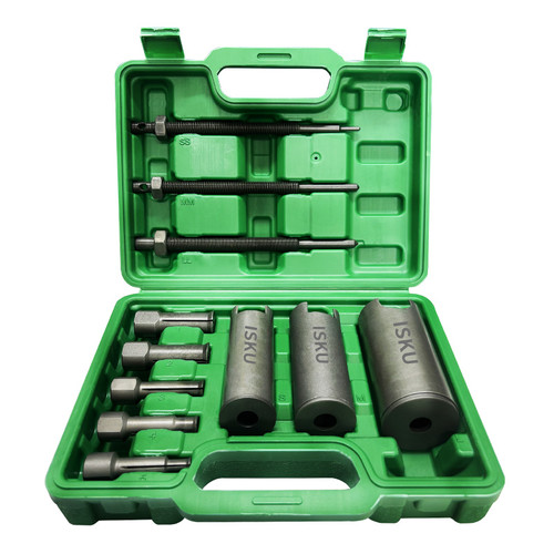 ISKU treker lepas bearing 5 pcs + extra selongsong besar -  bearing puller disassembler 5 pcs - treker bearing dalam bearing separator/alat melepas bearing roda dan cvt