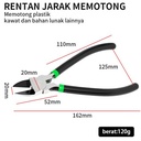 ISKU plastic cutting nippers 6 inch/tang potong kawat 6 inch carbon