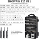 ISKU Obeng Set 122 in 1 hp full set lengkap original/Alat Bongkar HP