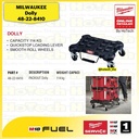 MILWAUKE Flat Dolly 48-22-8410 | Roda Angkut Kapasitas 114 Kg