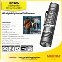 Nicron Senter  IPX8 Waterproof Flashlight For Emergency | N8 Tingkat Cahaya 1300 Lumens, Runtime Battery 150 jam, Jarak Cahaya 180 meter