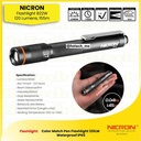 Nicron LED Pocket Pen Light IP65 Water Resistence | Senter B22W 120Lumens, Runtime 2,5 Jam, Jarak Cahaya 42 meter