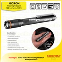 Nicron LED Pocket Pen Light IP65 Water Resistence | Senter B22W 120Lumens, Runtime 2,5 Jam, Jarak Cahaya 42 meter