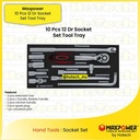 MAXPOWER | 10 Pcs 1/2" DR Socket Set Tool Tray | 1/2" Dr Socket Set