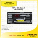 MAXPOWER | 10 Pcs 1/2" DR Socket Set Tool Tray | 1/2" Dr Socket Set