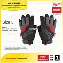 Milwaukee Safety Gloves | Performance Fingerless Gloves 48-22-9742 - L