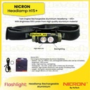 NICRON Headlamp H15+ Red/Med lighting with 500 Lumen | Waterproof
