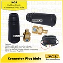 Kabel Konektor Las Male DKJ 70-95mm Cable Socket Connector