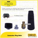 Kabel Konektor Las Male+Female DKJ 35-50mm Cable Socket Connector SET