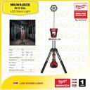 MILWAUKEE M18 SAL LED Stand Light | Lampu Sorot Kontruksi (unit only)
