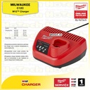 Milwaukee | C12C Charger 12Volt | Accessories Battery Charger Cordless