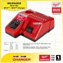 MILWAUKEE | M12-18C | M12 - M18 Charger | Batteries & Chargers