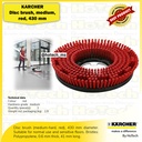 Karcher Disc brush, medium, RED , 430 mm | Floor Scrubbers BDS 43/150