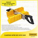 STANLEY | 20-600 Clamping Mitre Box w/ 14” Saw | Gergaji Tangan