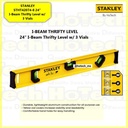 STANLEY | STHT42074-8 24” I-Beam Thrifty | Alat Ukur