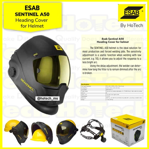 Esab Auto Welding Helmet Sentinel A50 Auto-Lens 5-13 | Sentinel A50