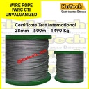 ASANO | Wire Rope IWRC CTI | Ungalvanized | Kawat Besi