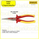 STANLEY|84-006 7" VDE Long Nose Pliers|Tang Potong
