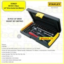 STANLEY|89-033-1 35pcs 1/4” Drive Socket Set (Metric)|Kunci Shock
